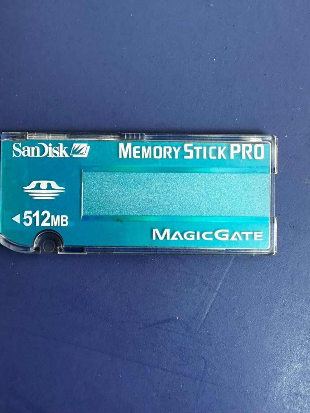 SanDisk Memory Stick PRO 512MB MagicGate SDMSV-512 Full Size